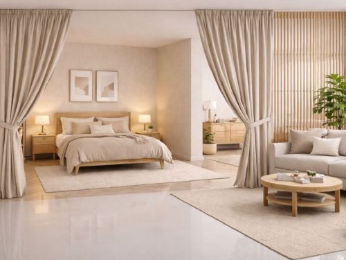 開放式臥室的完美布局：如何兼具舒適、功能與隱私？